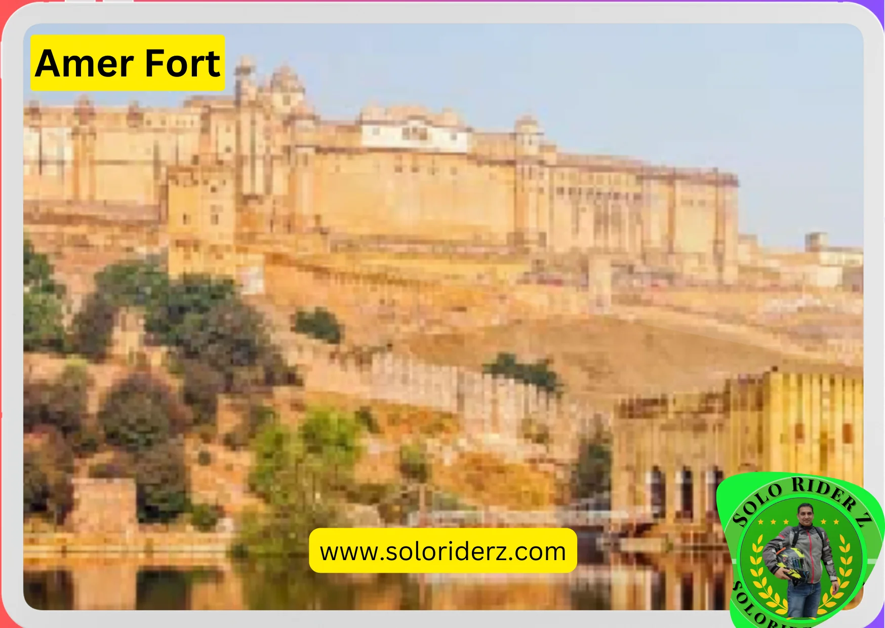 Amer fort solo rider z Solo Travel