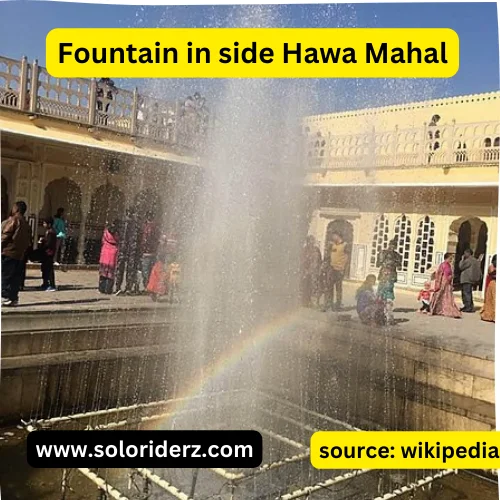 water fountain inside hawa mahal in jaipur
solo rider z