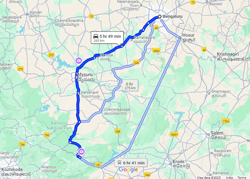 Bangalore to Ooty by roadsolo travel destinationswww.soloriderz.com