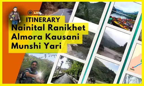 7 days itinerary Nainital, Ranikhet, Almora, Kausani, Munshiyari