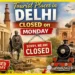 tourist places in Delhi closed on Monday www.soloriderz.com tales from travelers